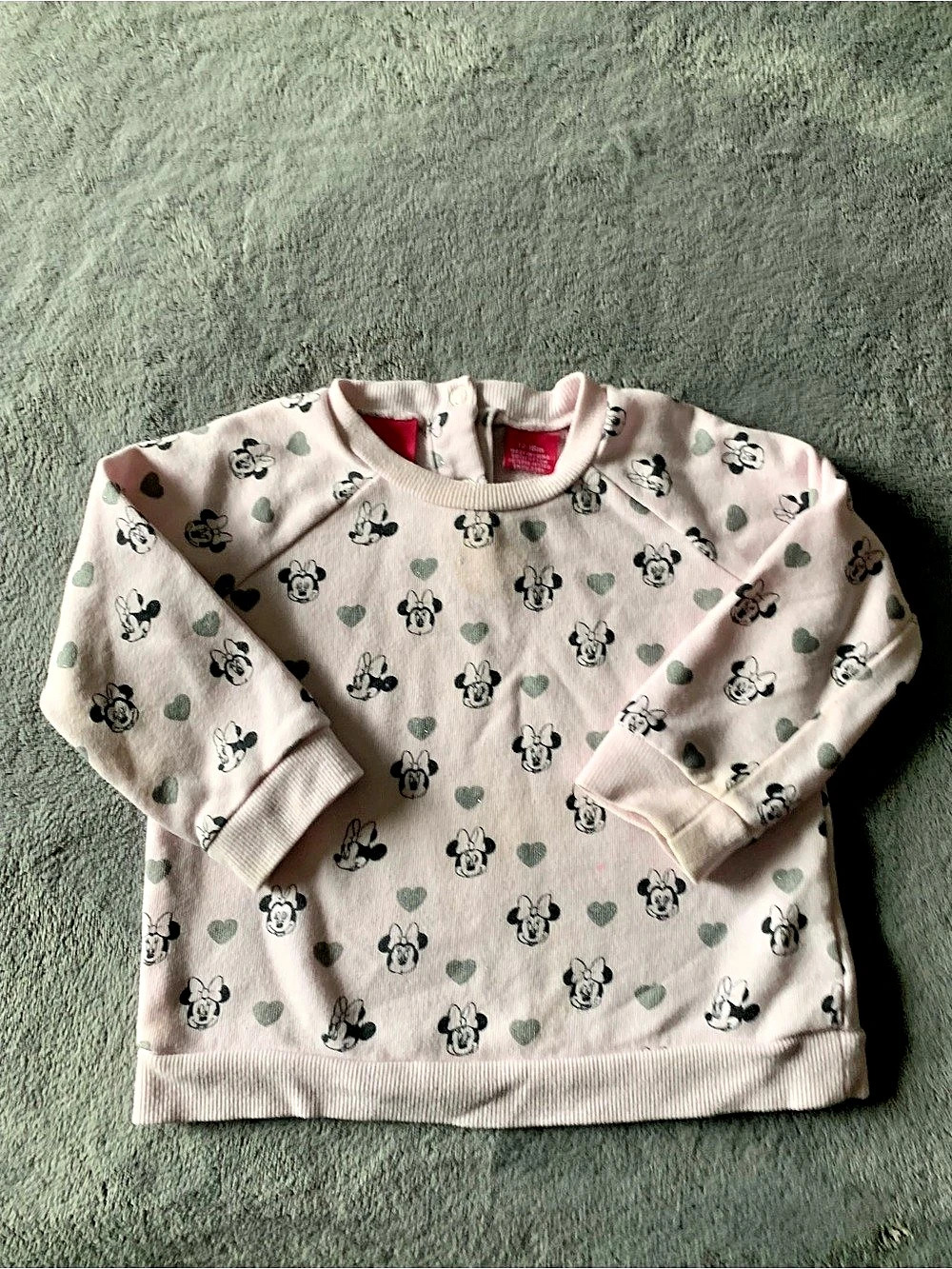 Disney Baby Pink Sweatshirt Size 12-18M